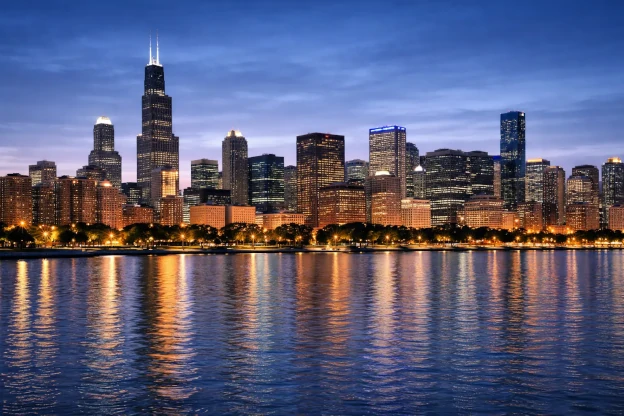 chicago-chauffeur-service-skyline-twilight-m